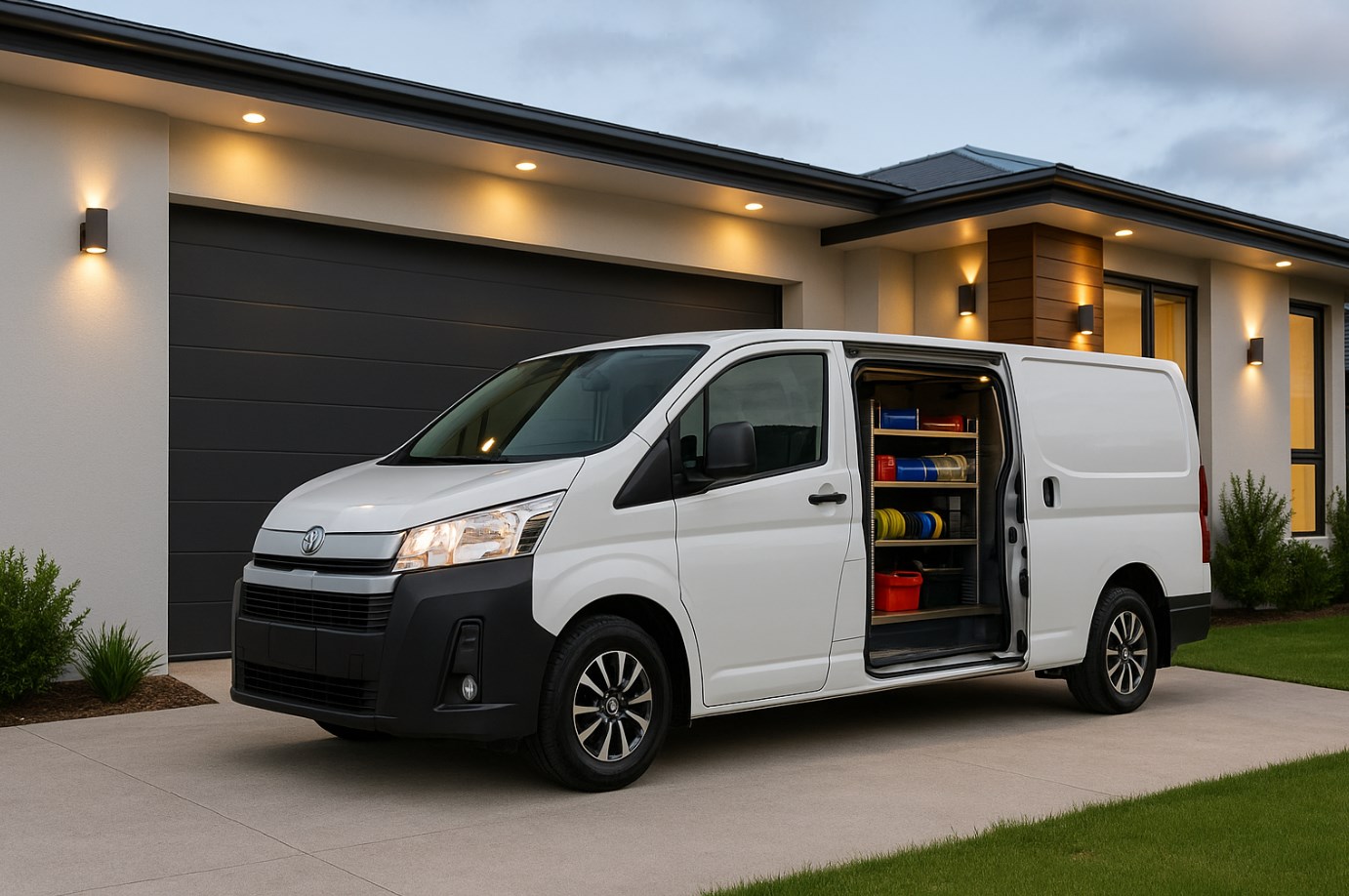 Hero image of the van